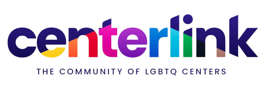 centerlink logo with text "the community of lgbtq centers"